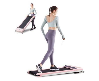 Компактная беговая дорожка DFC UMAY, розовая (вид 9) Компактная беговая дорожка DFC UMAY, розовая (фото, вид 9)