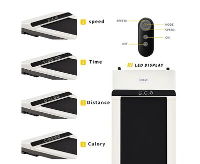 Компактная беговая дорожка DFC UMAY, белая (вид 11) Компактная беговая дорожка DFC UMAY, белая (фото, вид 11)