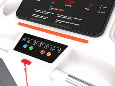 Беговая дорожка UNIX Fit ST-630R White (вид 6) Беговая дорожка UNIX Fit ST-630R White (фото, вид 6)