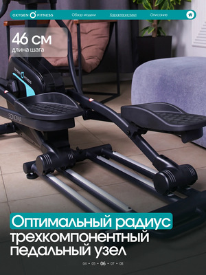 Эллиптический тренажер домашний OXYGEN FITNESS SONOMA (Эллиптический тренажер домашний OXYGEN FITNESS SONOMA) Эллиптический тренажер домашний OXYGEN FITNESS SONOMA (фото, Эллиптический тренажер домашний OXYGEN FITNESS SONOMA)