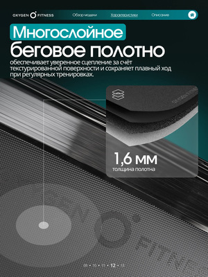 ������� ������� OXYGEN FITNESS COPPER (����, ������������� �������� �������� OXYGEN FITNESS SONOMA)