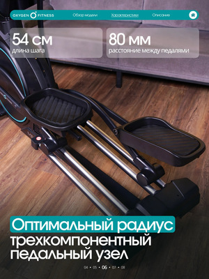 Эллиптический тренажер домашний OXYGEN FITNESS MINT (Эллиптический тренажер домашний OXYGEN FITNESS MINT) Эллиптический тренажер домашний OXYGEN FITNESS MINT (фото, Эллиптический тренажер домашний OXYGEN FITNESS MINT)