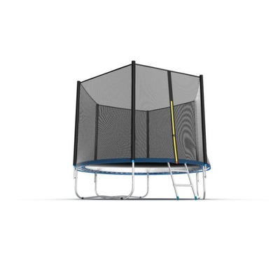 Батут EVO JUMP External 10ft (Blue) с внешней сеткой и лестницей (фото, вид 3)