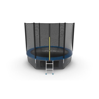 Батут EVO JUMP External 10ft (Blue) + Lower net. с внешней сеткой и лестницей (фото, вид 4)