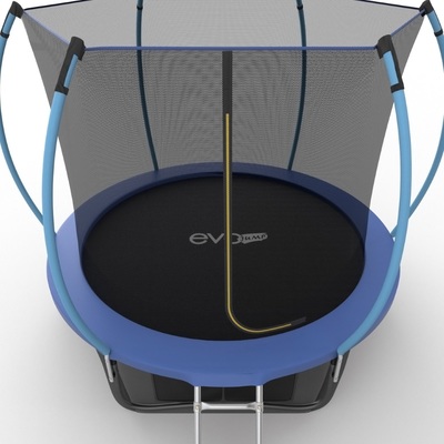 Батут EVO JUMP Internal 8ft (Blue) + Lower net с внутренней и нижней сеткой и лестницей (фото, вид 4)