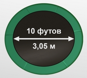  Oxygen Fitness Premium 10 ft inside (Dark green) (,  1)