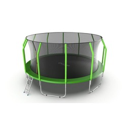Батут EVO JUMP Cosmo 16ft (Green) с внутренней сеткой и лестницей