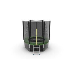 Батут EVO JUMP External 6ft (Green) + Lower net с внешней и нижней сеткой и лестницей