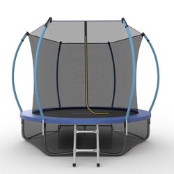 Батут EVO JUMP Internal 8ft (Blue) + Lower net с внутренней и нижней сеткой и лестницей
