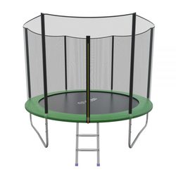 Батут складной EVO Jump External 10ft (Green) с внешней сеткой и лестницей